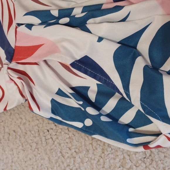 Unbranded Tropical Leaf Dress With Pockets - Picture 8 of 11